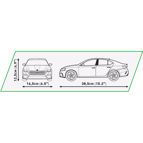 Cobi škoda octavia rs constructiespeelgoed (schaal 1:12)