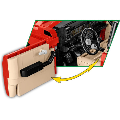 Cobi lancia delta hf integrale constructiespeelgoed (schaal 1:12)