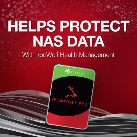 Seagate ironwolf pro 20 tb harde schijf (st20000nt001, sata 600, 24 7)