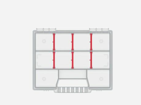 Kistenberg nort-toolorganizer 20 195 x 155 x 35