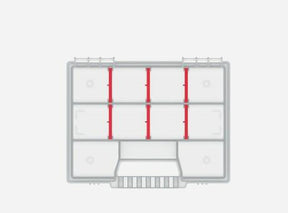Kistenberg nort-toolorganizer 20 195 x 155 x 35