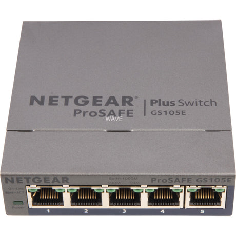 Netgear prosafe gs105e v2 switch (grijs)