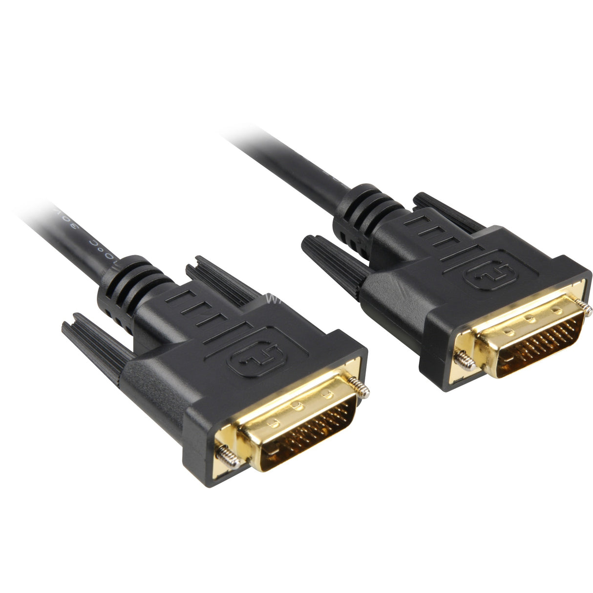 Sharkoon dvi-d kabel (zwart, 2 meter, dual-link)