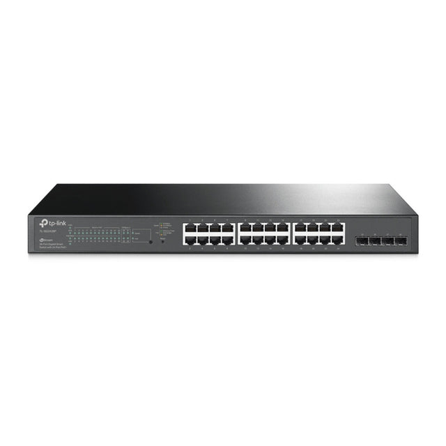 Tp-link omada sg2428p jetstream 28-poorts gigabit smart-switch (zwart, 24x poe+)