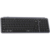 Keychron b2 pro-k1 toetsenbord (grijs, us lay-out (qwerty), scissor switches, 96%, abs keycaps, 2.4 ghz | bluetooth | usb)