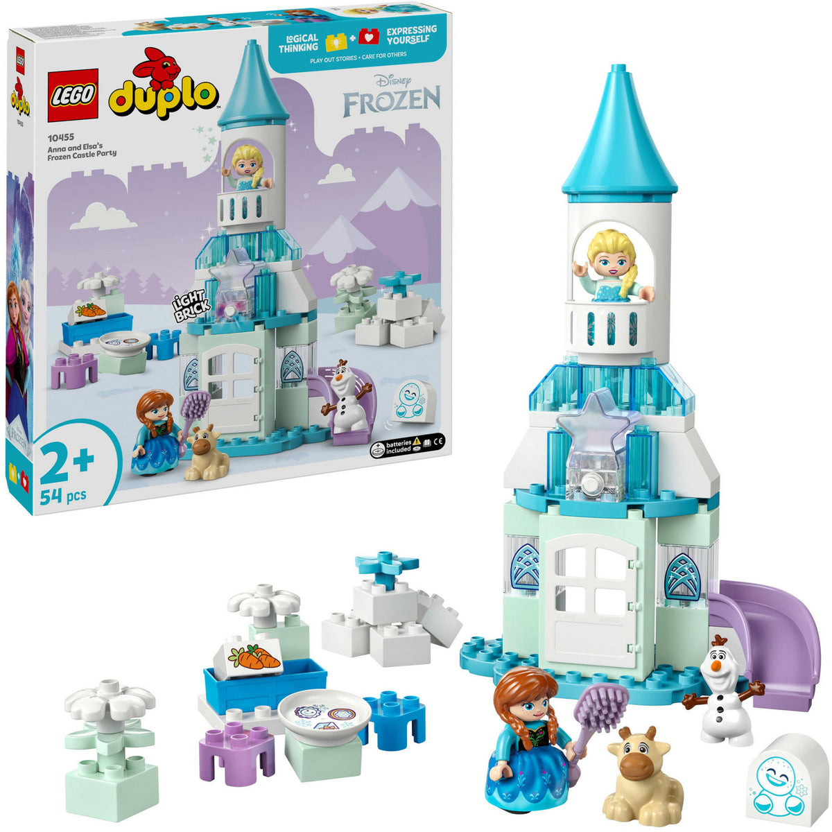 Lego duplo 10455 anna en elsa's frozen kasteelfeest