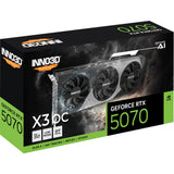 Inno3d geforce rtx 5070 x3 oc grafische kaart (dlss 4, 3x displayport, 1x hdmi 2.1)