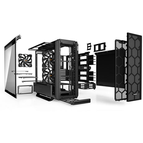 Be quiet! silent base 802 window midi tower behuizing (zwart | 2x usb-a | 1x usb-c | window)