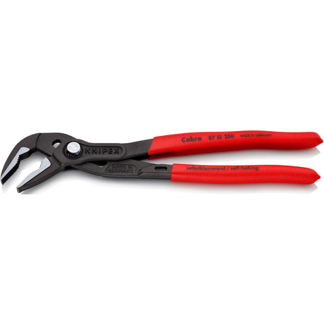 Knipex cobra es waterpomptang 8751250 zweedse- waterpomp-tang (rood, 250 mm)