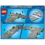 Lego ® city wegplaten 60304 bouwset; bouwbare speelgoedweg; maak de wegplaten vast aan je stad om deze uit te breiden; met lantaarnpalen, stoplichten, verkeersborden, bomen en planten, verkeersdrempels en een zebrapad (112 onderdelen)