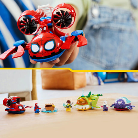 Lego marvel spidey en zijn geweldige vriendjes spidey: onderwatervoertuigen speelgoed - 11207