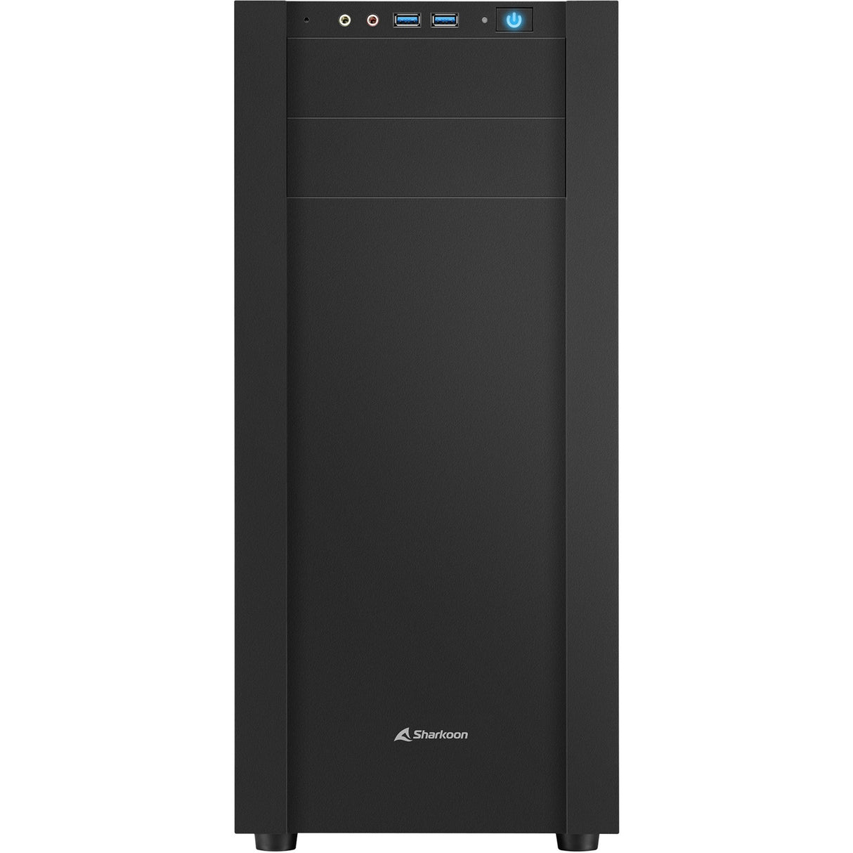 Sharkoon s25-w midi tower behuizing (zwart | 2x usb-a | window)