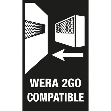 Wera 2go 4 gereedschapsdraagtas (zwart)