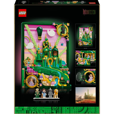 Lego - emerald city muurkunst - wicked - 75685