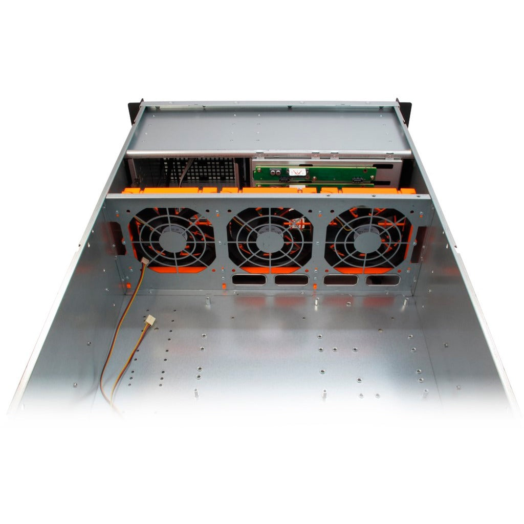 Inter-tech 4u 4410 rack behuizing (zwart | 2x usb-a)
