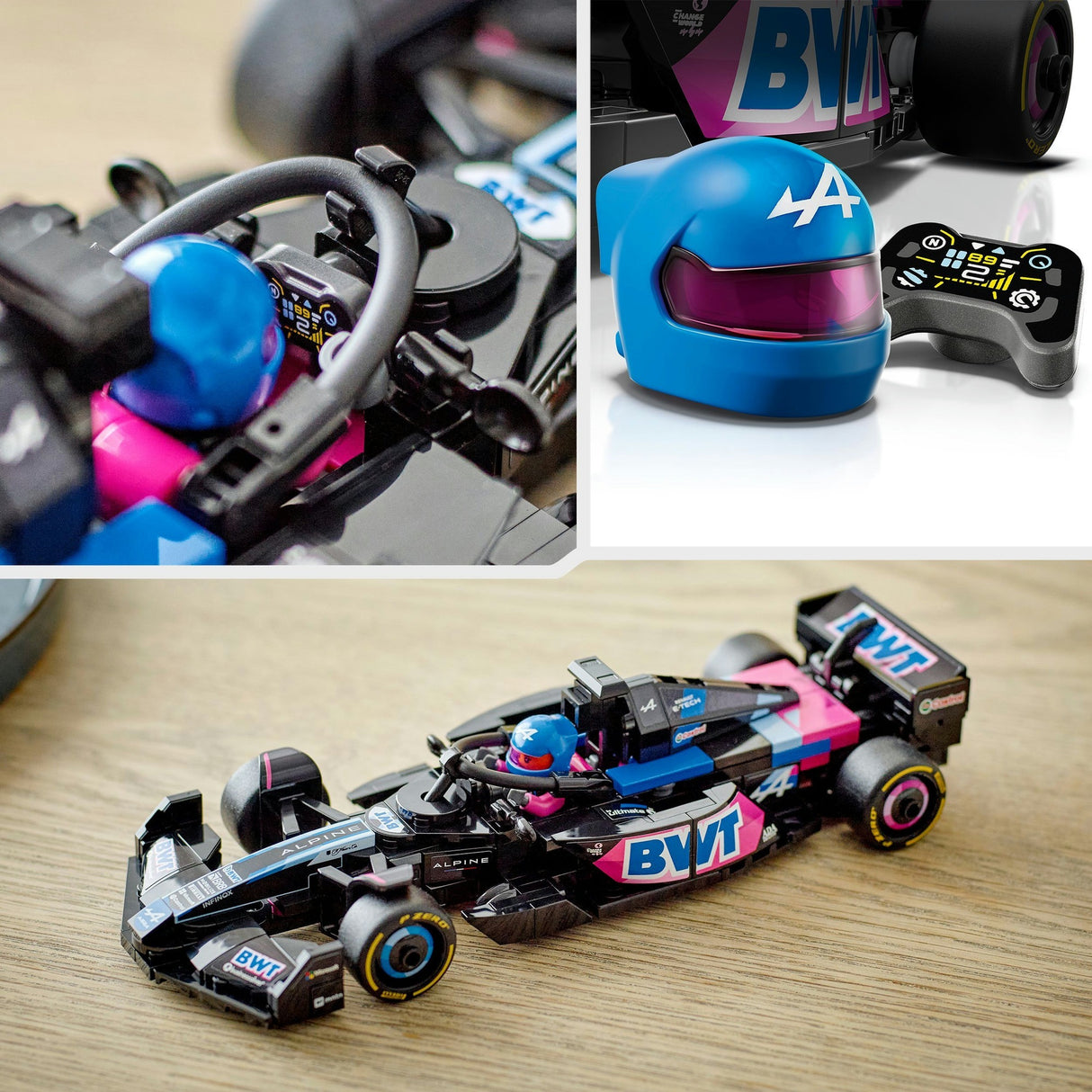 Lego speed champions bwt alpine f1 team a524 racewagen set - 77248