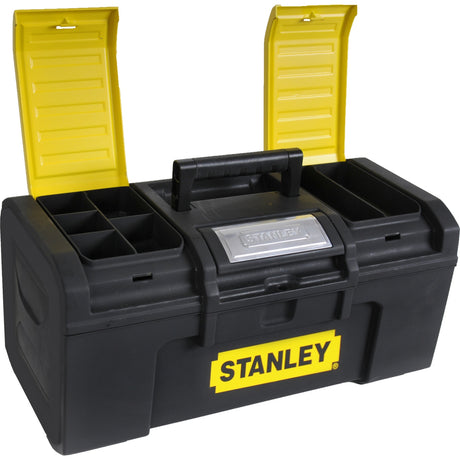 Stanley gereedschapskoffer met automatische vergrendeling gereedschapskist (geel zwart)