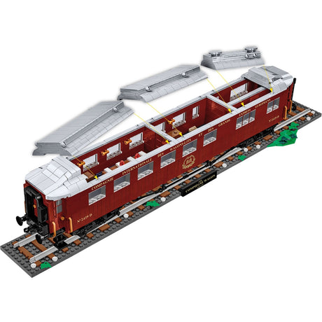 Cobi historical collection - compiègne wagon (22 june 1940) constructiespeelgoed