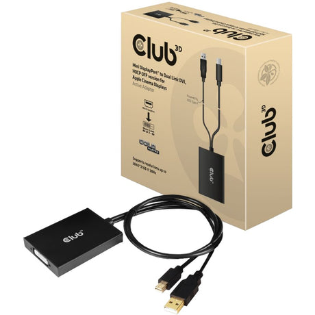 Club 3d actieve mini-displayport 1.2 naar dual link dvi-d adapter