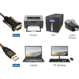 Act connectivity usb naar serieel converter (basic version) adapter (zwart)