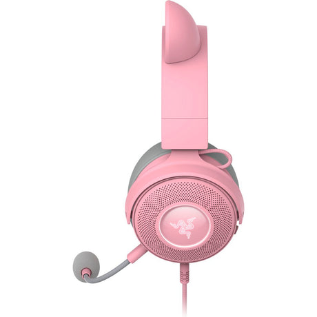 Razer kraken kitty v2 pro rgb over-ear gaming headset (roze)