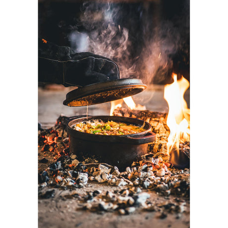 The windmill bbq pan s bak- braadpan (zwart, ø 20 cm | 2.1 liter)