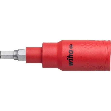 Wiha ratelsleutelset geïsoleerd 3 8 dopsleutel (rood geel, 20-delig in koffer)