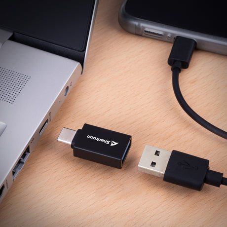 Sharkoon officepal usb-c adapters (zwart)