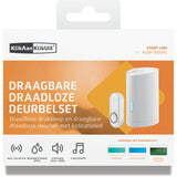 Klikaanklikuit acdb-9000ac mobiele draadloze deurbelset (wit)