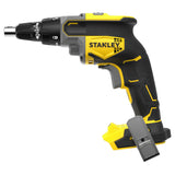 Stanley brushless 18v v20 gipsplaatschroevendraaier solo schroeftol (zwart geel, accu en oplader niet inbegrepen)