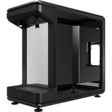 Cooler master masterframe 360 stage mirror midi tower behuizing (zwart | 2x usb-a | 1x usb-c | rgb | tempered glass)