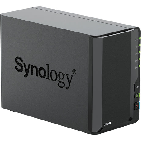 Synology diskstation ds225+ nas (zwart, 1x 1gbe lan, 1x 2.5gbe lan, 2x usb 3.2 gen 1)
