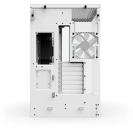 Nzxt h9 flow rgb+ midi tower behuizing (wit (mat) | 2x usb-a | 1x usb-c | rgb | tempered glass)