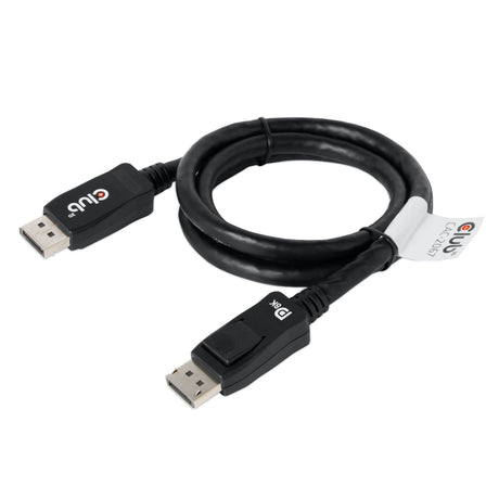 Club 3d displayport 1.4 vesa gecertificeerde kabel male-male (zwart, 1 meter, 8k 60hz of 2x 4k 60hz, 32.4gbps)