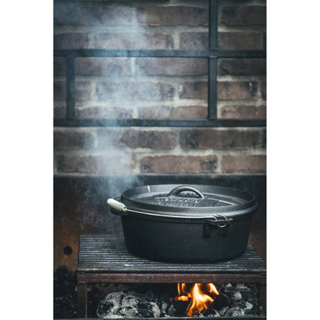 The windmill dutch oven 6 qt zonder pootjes kookpan (zwart, ø 31,5 cm | 5.9 liter)