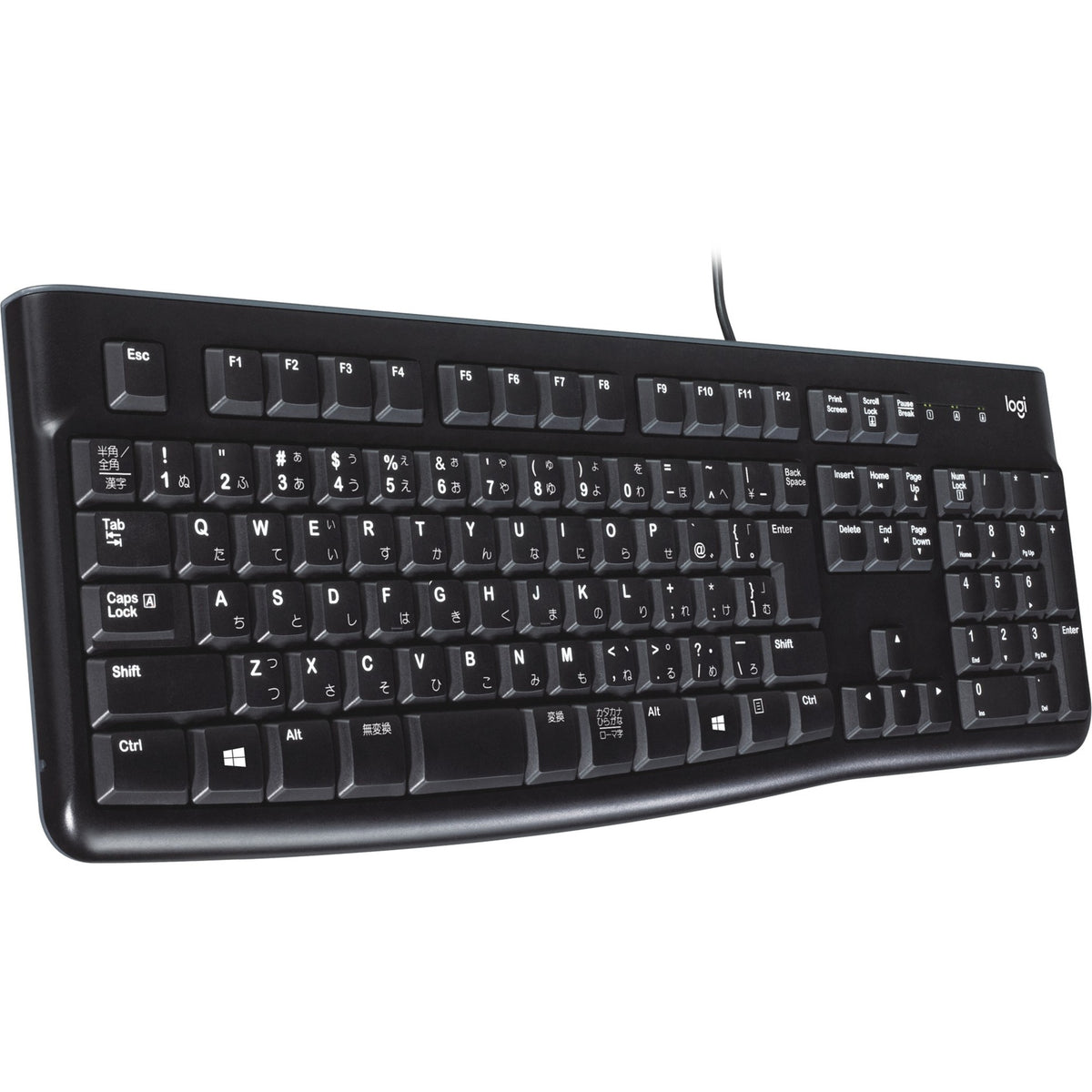 Logitech keyboard k120 for business (zwart, eu lay-out (qwerty), rubberdome, 100%)
