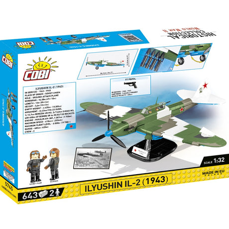Cobi historical collection - ilyushin il-2 1943 constructiespeelgoed (schaal 1:32)