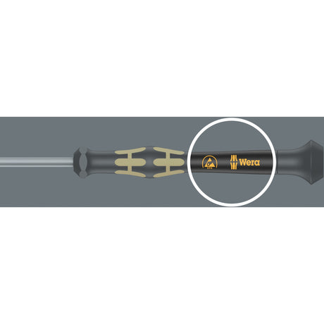 Wera 1550 6 esd elektronica - schroevendraaiers + houder, 6‑delig (zwart geel)