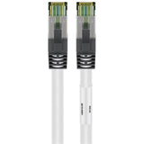 Goobay cat.8.1 netwerkkabel (wit, 2 meter, s ftp (pimf), rj-45)