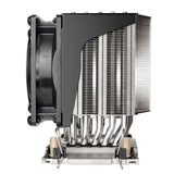 Silverstone sst-xe04-4677vb cpu-koeler (zwart, 4-pins pwm fan-connector)