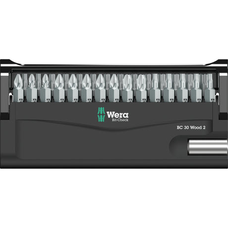Wera bit-check 30 wood 2 bitset (30-delig)