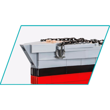 Cobi battleship gneisenau constructiespeelgoed (schaal 1:300)