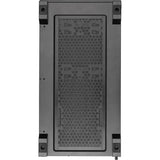 Silverstone lucid 05 mini tower behuizing (zwart | 2x usb-a | 1x usb-c | rgb | tempered glass)