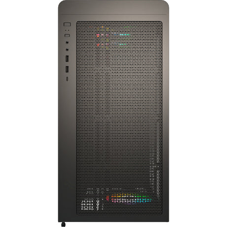 Montech xr wood midi tower behuizing (zwart | 1x usb-a | 1x usb-c | rgb | window)