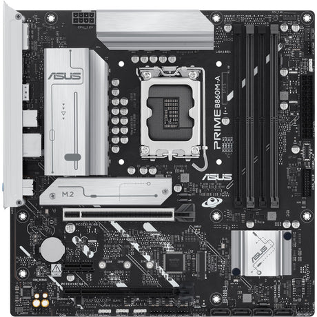 Asus prime b860m-a-csm socket 1851 moederbord (raid, 2.5 gb-lan, sound, µatx)