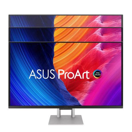 Asus proart display pa27ucdmr 26.5 4k ultra hd monitor (zilver, 1x displayport, 1x hdmi, 1x usb-c, 1x usb-a, 2x thunderbolt, 240 hz)