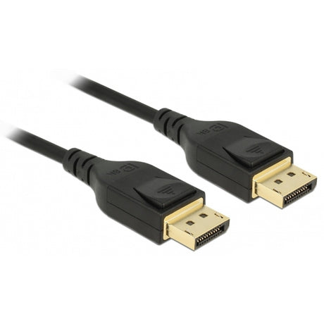 Delock displayport kabel (zwart, 2 meter, 8k)
