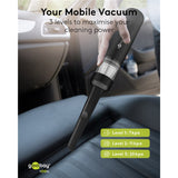 Goobay cordless mini vacuum cleaner superior handstofzuiger (zwart)