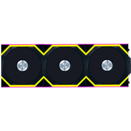 Lian li uni fan sl120 wireless rgb case fans (zwart, 3 stuks, 120 x 124.5 x 28 mm, pwm)