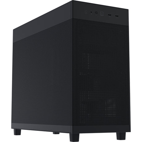 Asus prime ap303 - mesh panel midi tower behuizing (zwart | 2x usb-a | 1x usb-c)